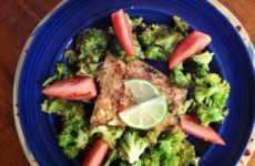 Sweet-Chile Skillet Salmon with Broccoli