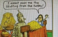 Pass that stuffing!