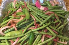 Zesty Sweet Sugar Snaps and Fresh Green Beans