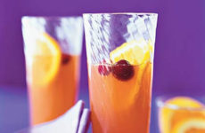 Refreshing Cranberry Mimosas