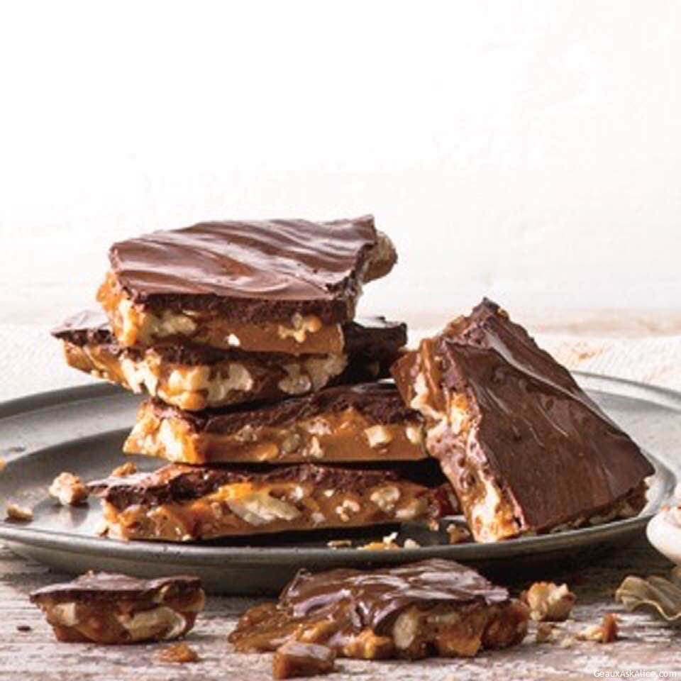 Rich and Buttery Pecan Expresso Toffee