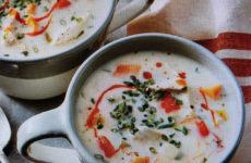 Hearty Chicken, Yam and Corn Crockpot Chowder