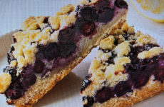 Magnificent Lemony Blueberry Bars