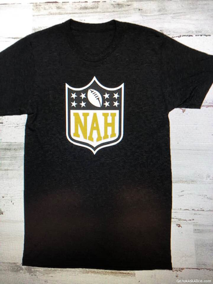 Shirt being sold in NO. Love it !