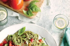 Irresistible Spaghetti with Spinach-Avocado Sauce
