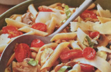 Roasted Mushroom and Tomato Pasta Salad