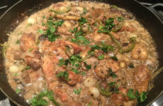 Alice’s Chicken Scaloppine with Mushroom Wine Sauce