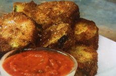 Crispy Fried Mozzarella Stuffed Zucchini