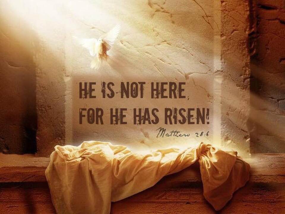 He is not here for he has risen!