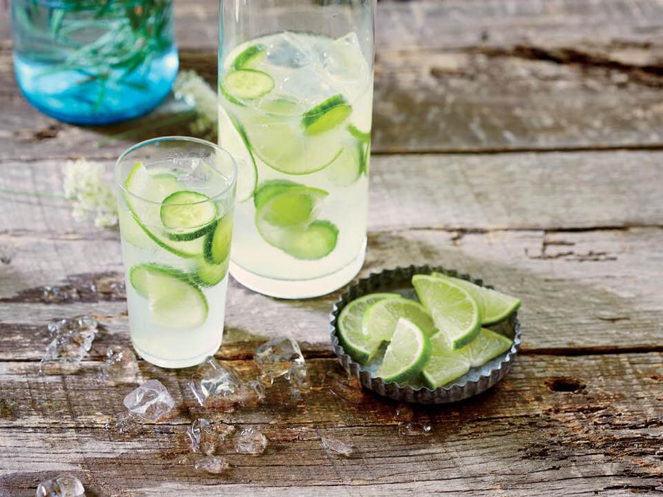 Refreshing Cucumber-Lime Infused Gin and Tonic