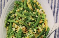 Fresh Grilled Corn And Zesty Snap Pea Salad
