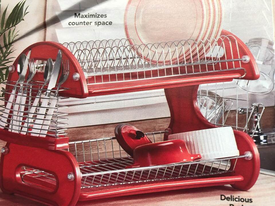 Two Tier Dish Rack.