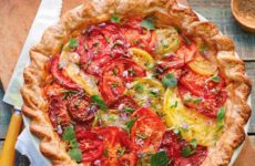 Delicious Tomato Pie with Fresh Corn and Herbs