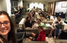 All 17 of us ready to board and head to the Bahamas.