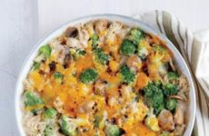 Family Pleaser Chicken, Broccoli and Brown Rice Casserole