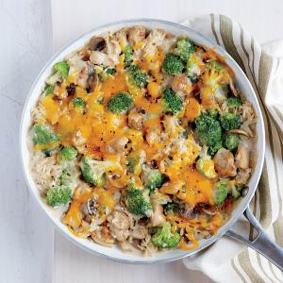Family Pleaser Chicken, Broccoli and Brown Rice Casserole