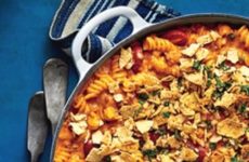 Crunchy and Creamy Mexican Mac & Cheese