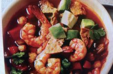 Spicy Shrimp and Avocado Tortilla Soup