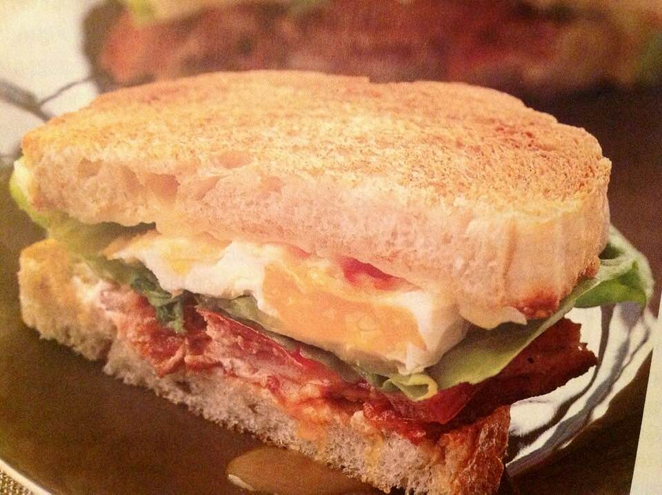 BLT, Fried Egg and Cheese Sandwich