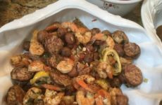 Delicious Shrimp Meal in a foil packet