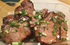 Marinated Pepper Jelly Bone-In Pork Rib Chop