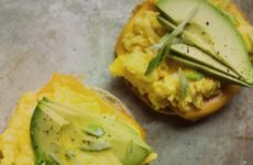 Satisfying Scrambled Egg and Avocado Breakfast Sandwiches