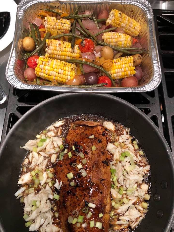 Speckled Trout and all the trimmings