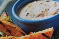 Zippy Chipotle Dip with Grilled Sweet Potatoes