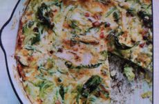 Brussels Sprout, Bacon and Gruyere Frittata