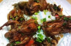 Oven Roasted Stuffed Quail