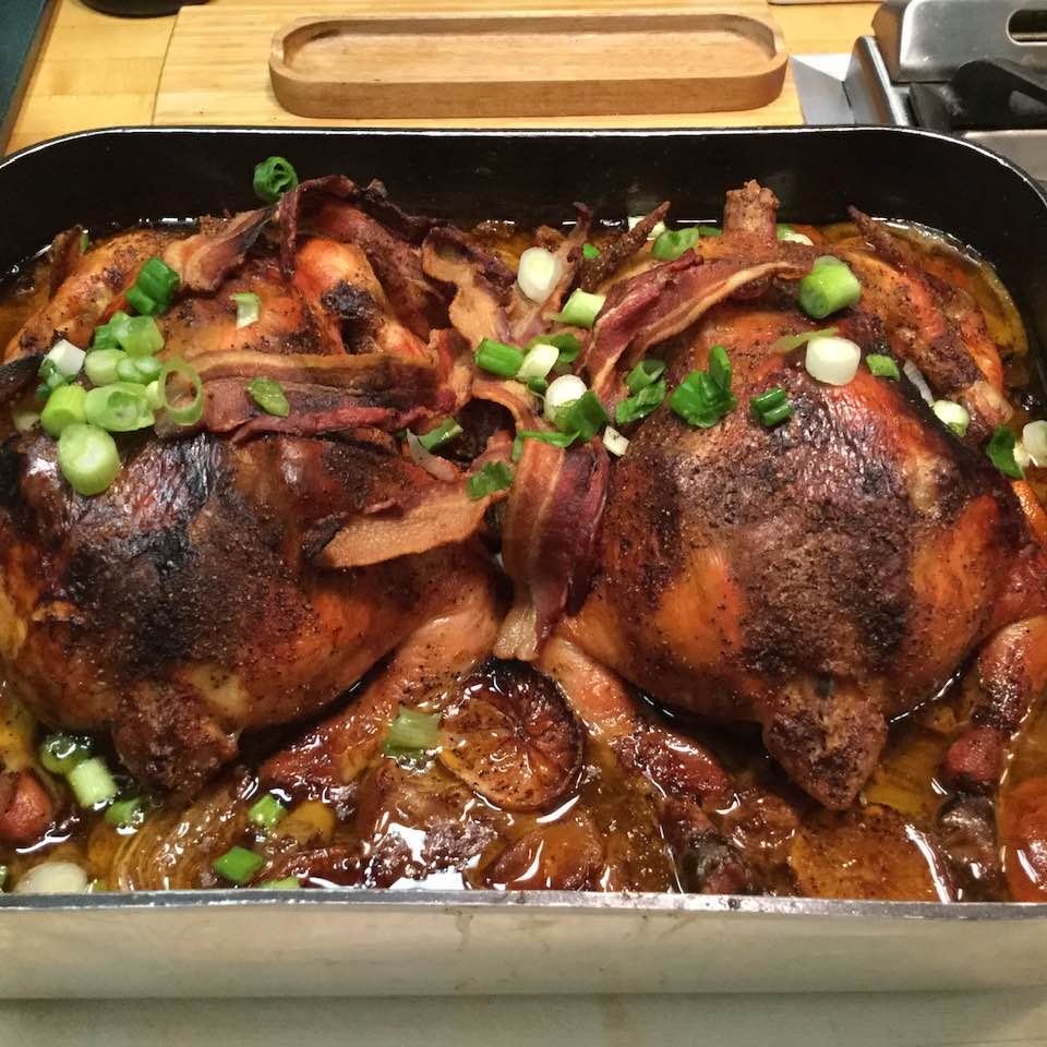 Delicious Lemony Roasted Chicken