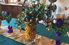 Love using my kumquats for Mardi Gras decorations