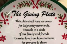 giving plate