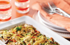Lighter Chicken/Veggie Tetrazzini