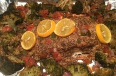 Spicy Salmon Sheet Meal