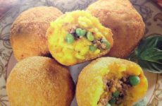 Arancini Pea and Rice Balls
