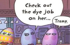 Check out the dye job on her!