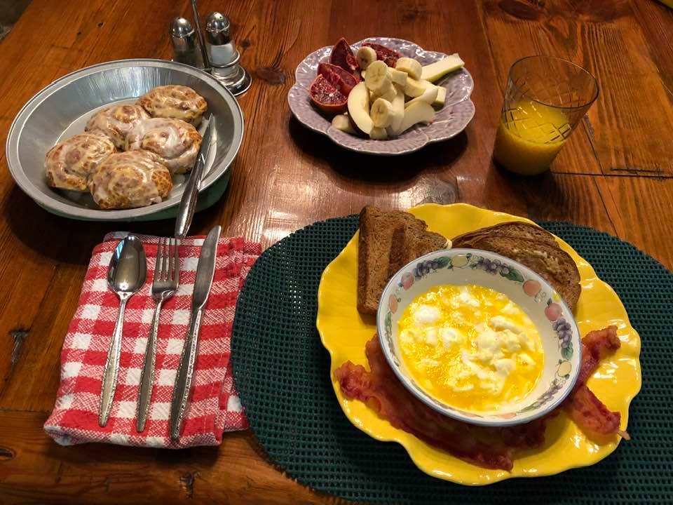 Hubby’s breakfast this morning. Starting to feel like Ground Hog’s Day movie