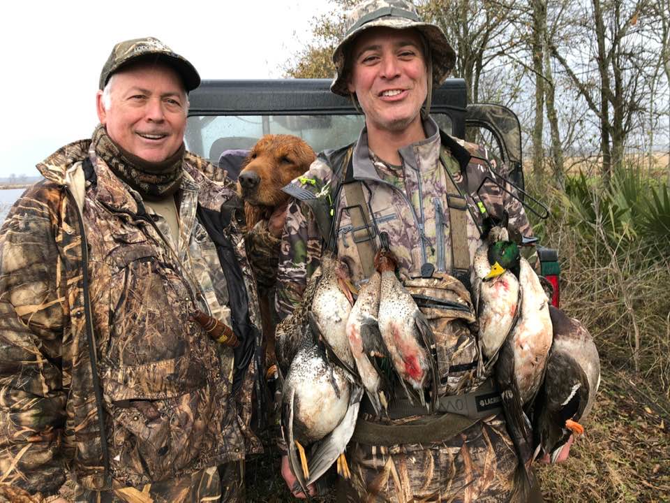 Hubby and his birthday son hunting when not doing pillowcases