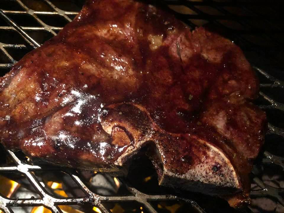 Tonight’s dinner. Porterhouse Steak with all great sides.