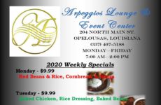 Arpeggios Weekly Specials