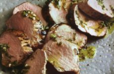 Chimichurri Glazed Pork Tenderloin
