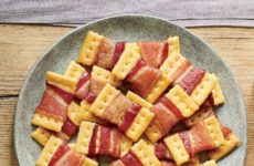 Crispy Bacon-Wrapped Crackers