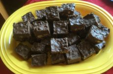 Crispy Peanut Butter Chocolate Brownies