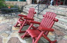 Enjoying my Mother’s Day rockers.