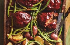 Petite Meat Loaves, Green Beans and Potatoes ( Sheet Pan Meal)