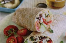 Robust Greek-Style Chicken Wraps