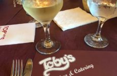 Eating at Toby’s tonight