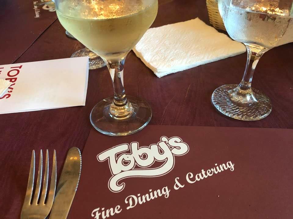 Eating at Toby’s tonight