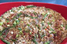 Fresh Asparagus and Crawfish Orzo Pasta Casserole